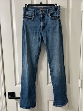 MOTHER The Insider Flood Jeans in Medium Blue Wash